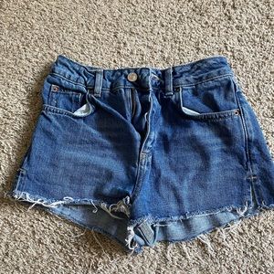 Jean shorts! Top shop!